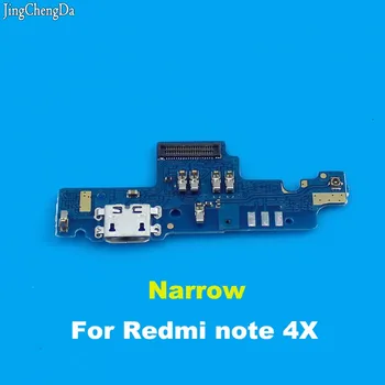 Mikrofon Flex Kablo ile Dock bağlantı Noktası Şarj Xiaomi Redmi 4X Micro USB İçin Jing Cheng Da 4X Yedek Parça Not