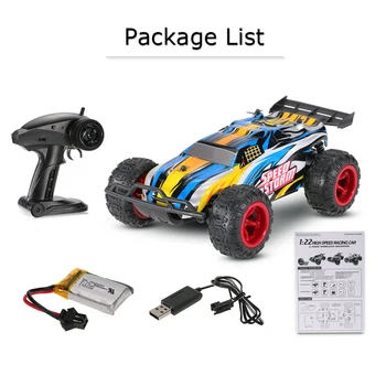 çocuk için rc araba 9601 2.4 GHz 4 KANALLI 1:22 199 yüksek hızlı RC Off-road Araba OTOMOTİV RC Buggy Speedstorm araba uzaktan kumanda oyuncak en iyi hediye