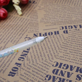 Çocuklar için 0.8 MM Beyaz Mürekkep Renkli Fotoğraf Albümü Jel Kalem Kırtasiye Ofis Öğrenme Sevimli Kalem Unisex Kalem Düğün Kalem Hediye W15