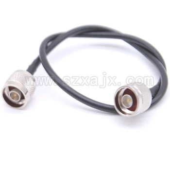 JX Fabrika satış RF Koaksiyel kablo N erkek N erkek RG58 Pigtail kablo 50cm hızlı gemi için konnektör N erkek erkek