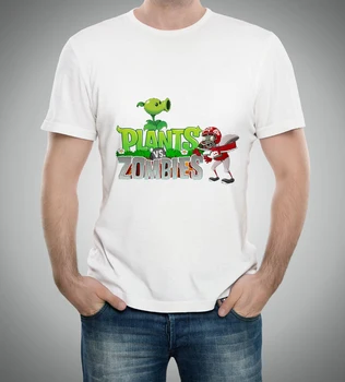 Yeni Bitkiler vs Zombi Gömlek T-Shirt Marka giyim 55-3#Teen Karikatür Adamlar Zombi Çocuklar T Tasarımları