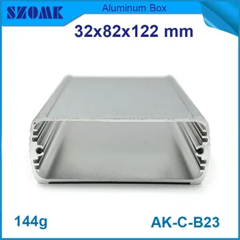 Gümüş renk kasa alüminyum açık kasa 1 adet ücretsiz kargo kaliteli uygun PCB boyutu 27x79 mm