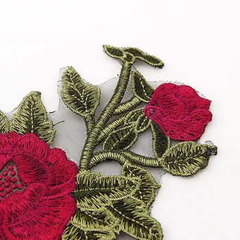 Karışık Çiçek Yamaları Dikmek 3D Mulity Yamalar Giyim Punk Motifi Aplike DİY Giyim Aksesuar Nakış