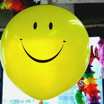 Zilue 10 adet/lot 36 inç Büyük balonlar en İyi yüz Lateks balonlar Düğün Gülümseyen Doğum günü Partisi dekorasyon malzemeleri kalite