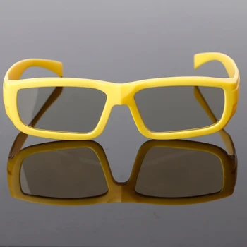 Çocuklar Real D 3D TV Sinema Filmi İçin Dairesel Polarize Pasif 3D Gözlük Boyutu