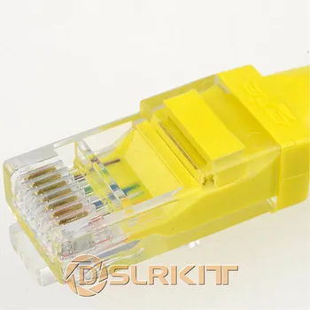 10 Kablolar 16inch 42cm 568B 5 KOAKSİYEL Ethernet RJ-45 Patch Kablo Ağ Kablosu/