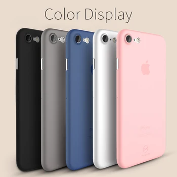 Apple iPhone 7 İçin iPhone için Mcdodo 7 8 Vaka Kuğu Serisi Ultra İnce PP Durumda Uygun Plus Cep Telefonu kılıfı