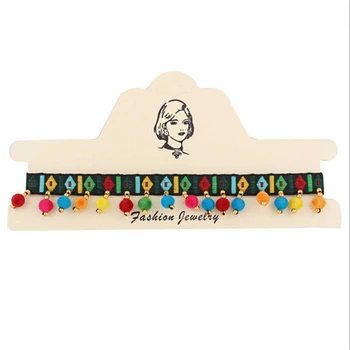 ZOSHİ Moda Boho Halhal Kolye Kolye Renkli el Yapımı Şerit Topu Yaka Kadınlar için Vintage Gerdanlık Takı Kolye