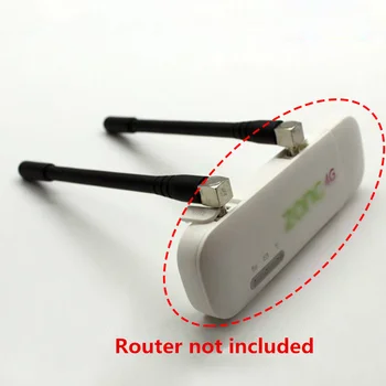 Huawei E3372 EC315 EC8201 PCI Kartı USB Kablosuz Yönlendirici için CRC9 konnektör 2 adet/çift anten modem ile 4G WiFi yönlendirici anten