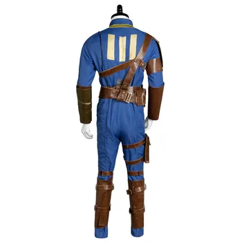 Üniforma Tek Hayatta kalan Sıcak Oyun Cadılar Bayramı Partisi Tulumlu 4 Fallout FO Nate Cosplay Kostüm Kasa #111 Kıyafet Setleri Kostümleri