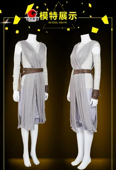 Yeni star wars kostüm yetişkin force uyanır Rey cosplay Karnaval parti kostüm Star wars Rey kostüm özel yapılmış,Ücretsiz Kargo