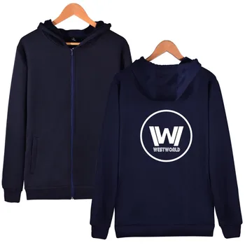 Batı dünyası Baskı Tasarım Kapşonlu 4XL Artı Boyutu XXL Elbiseler Ve Sıcak Satış Batı Dünyası Harajuku Fermuar Erkek Sweatshirt Erkek