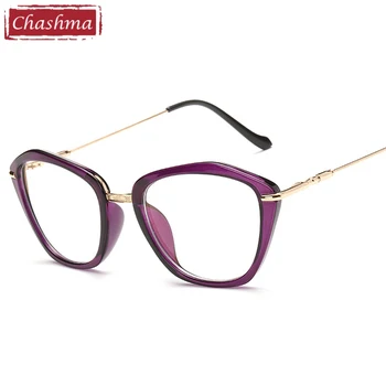 Chashma 2017 Moda Kedi Gözü Gözlük Kadın Moda Gözlük Optik Çerçeve Gözlük