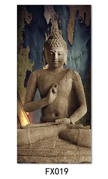Asılı resim, Ücretsiz nakliye Buda sanat tuval Duvar sanatı Buda Resim manzara Modern oturma odası Dekoratif