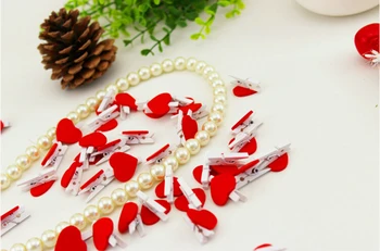 Ücretsiz kargo Kore tatlı sesi ahşap şeftali kalp aşk küçük ahşap klibinin fotoğraf klip klip #392 snack