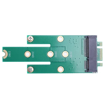 MSATA Mini PCI için NGFF M. 2 B Anahtar-E SATA 3.0 SSD Sabit Sürücü Dönüştürücü Kart Desteği B Modu Yuvası mSATA Erkek Adaptör Kartı
