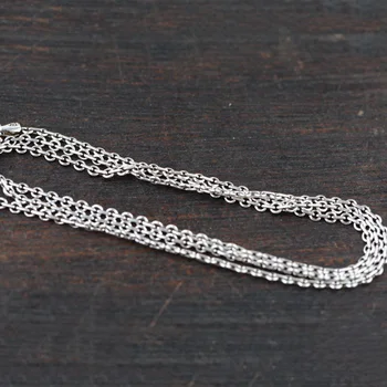 Kadınlar için GZ 925 Gümüş Kolye Erkek Takı Accessorice Tay S925 saf Gümüş Zincir Takı Kolye Yapımı