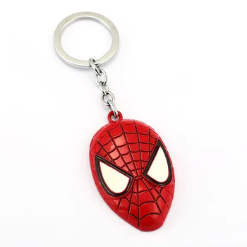 Hediye Chaveiro Araba Anahtarlık Film Takı Erkekler İçin MS Takı Örümcek Adam SpiderMan Anahtarlık Anahtarlık Tutucu Hediye