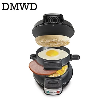 MİNİ Sandviç Makinesi Kahvaltı pişirme makinesi burger Patty Ocak pastırmalı yumurta kızartma tavası Ev hamburger basın makinesi ızgara fırın