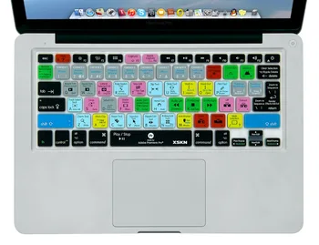 Apple Kablosuz Klavye Adobe Premiere Pro CC için XSKN Silikon PR Kısayol Tuşu Klavye Cilt Kapak /Bluetooth Magic Klavye