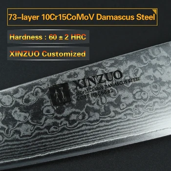 2017 XİNZUO 5 inç utiliy bıçak rosewood mükemmel meyve/soyma bıçağı ile çelik mutfak bıçağı Ücretsiz kargo işlemek Şam