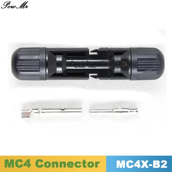 2 10 Paris MC4 Konnektör Erkek ve Kadın Güneş Paneli Kablo.5mm2/4mm2/6mm2 Waterprrof PowMr
