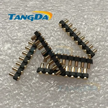 Tangda pogo pin 8P SMD içerir, pg1.5-8P-2.54 PH-4.5 H altın tabak: 12