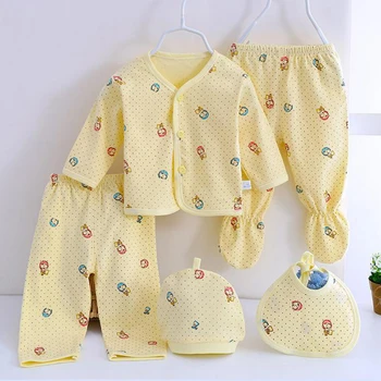 Bekamille 5 adet/yeni Doğan Bebek Giysileri bebek giysileri Çocuklar Kız Giyim, Pamuklu iç Çamaşırı Set