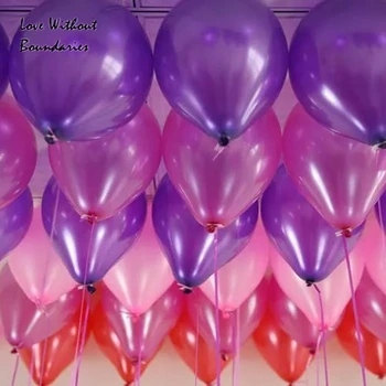 İnce Balon ağırlığı 1.2 g Hava Topları Şişme Oyuncak Düğün Dekorasyon Doğum günün kutlu olsun 100pcs Oyuncak Hediye