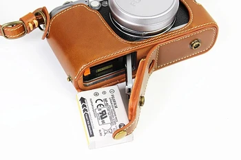 Fujifilm için yeni Lüks PU Deri Video kamera çantası çanta Askısı Açık pil 3 Renk 100 şu şekilde FUJİ X100T