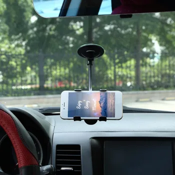 Cep Telefonu Araba 360 Derece Evrensel Araba Dönebilen Standı Uzun Kol Akıllı Araba Cam Tutucu Braketi Tutucu Dağı