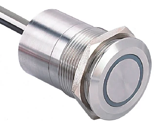 22MM ELEWİND (22mm,PM22)çift renk tipi Metal Dokunmatik anahtarı Kilitleme-10Z/R-G/24 V,Rohs,CE