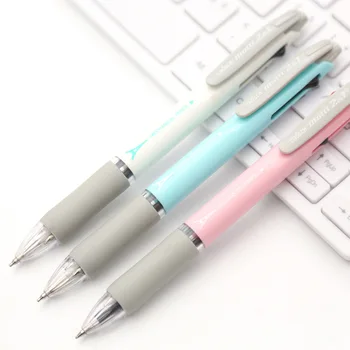 Yaratıcı Çok Fonksiyonlu Kalem 2 Renk Tükenmez Kalem + Mekanik Kalem Kırtasiye Ofis Okul Tedarik Öğrencilere Hediye