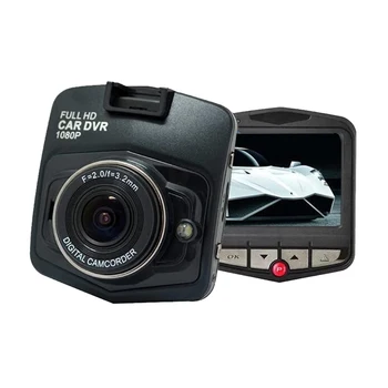 G İle Gece Görüş 1080P Full HD Araba Dvr Novatek GT300 170 Derece Geniş Açı Araba Kamera Kaydedici-Sensörü Çizgi Cam Siyah