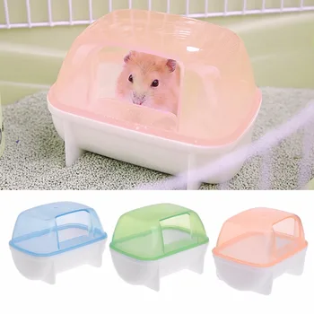 Küçük Hayvan Malzemeleri S/L Boyutu C42 Temizlik Pet Hamster Banyo Sauna Odası Evcil Tavşan Chinchilla Rat Tuvaletler