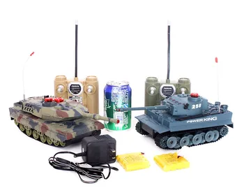 /8 kanal rc tank HQ 508-10 savaş büyük ölçekli rc tank Set 2 adet rc oyuncak W/Işık ve Ses p2 Kızılötesi
