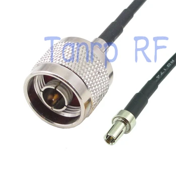 98 N erkek TS9 için fiş erkek fiş RF konnektör adaptörü 15CM Pigtail koaksiyel kablo RG174 uzatma kablosu