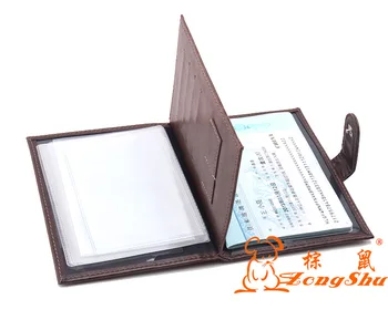 Zongshu çok işlevli Seyahat PU deri Pasaport Sahibi Ehliyet Kapak Belge Kart kapağı cüzdan Koruyucu (Özel kabul