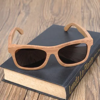Ahşap güneş Gözlüğü Bambu BOBO KUŞ Vintage Polarize Lens Ayna Kaplama Ahşap Kutu içinde spor gözlük Gözlük el Yapımı