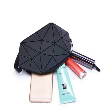 2018 SICAK Geometrik Çanta Çanta Kadın Çanta Parlak baobao çanta toptan Ücretsiz Nakliye Katlanır Mini Debriyaj Çanta Sikke Bayanlar