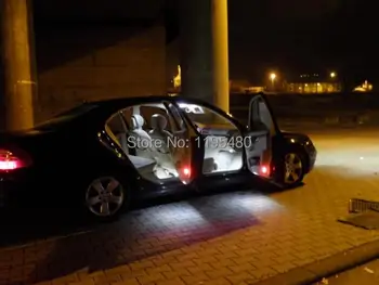 Skoda Süper sedan saloon MKD MKII 3T4 için 21pcs hatasız LED ampul İç kubbe Işık Seti (2009-)