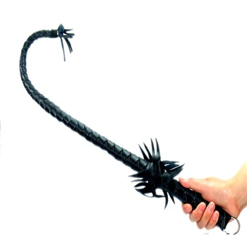 1 adet yetişkin oyunları Deri yılan kırbaç Seks Oyuncakları Seksi Whip Lash siyah 54cm uzun kırbaç Birkaç Rolü Ele bdsm