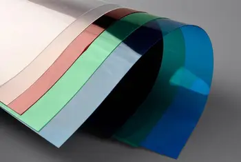 Mimari model için 2018 YENİ 0.3 mm 20*30 cm 5 renk ABS plastik şeffaf PVC levha ev yapımı