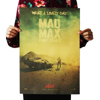51x35 Mad Max 4/Charlize Theron/klasik film posteri/kraft kağıt/bar poster/Retro Poster/dekoratif boyama.5cm