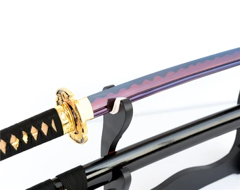 Keskin Samuray Katana Japon Kılıç Savaş Hazır Tam Tang Renk Değiştirilebilir Bıçak Yüksek Karbon Çelik Espada Savaş Bıçağı İyi Hediye