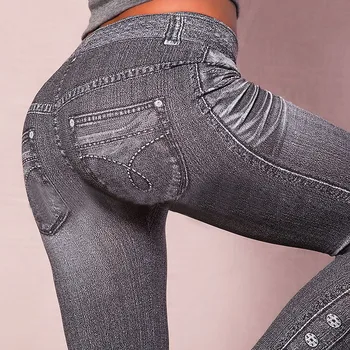 Yüksek bel kot pantolon 2017 Yeni Moda Kadınlar için Kitty Baskı Tozluk Pantolon Kot İnce Denim Kot Show Seksi