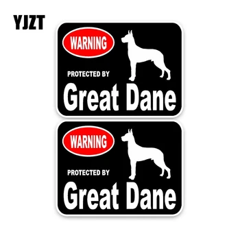 15 YJZT*11.4 CM 2X Danua Bekçi Köpeği Çizim Araç Çarpışan Araba Sticker C1-4377