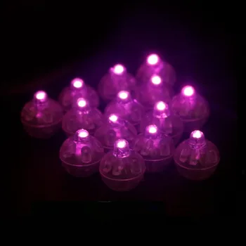 Yuvarlak top tumbler git / 100 parça balon ışıkları fener bar Noel düğün dekorasyon ışık lamba flash mini led