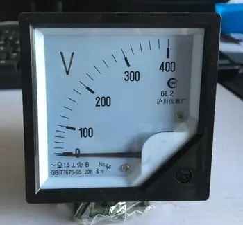 80 80 0 6L2 AC-400 V işaretçi tipi voltmetre gerilim ölçer, mekanik başlık*