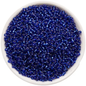 Yeni 2MM 1000 Adet DİY Mavi Yuvarlak Çek Kristal Cam Spacer Gevşek Tohum Boncuk Takı Bulguları Takı Yapma